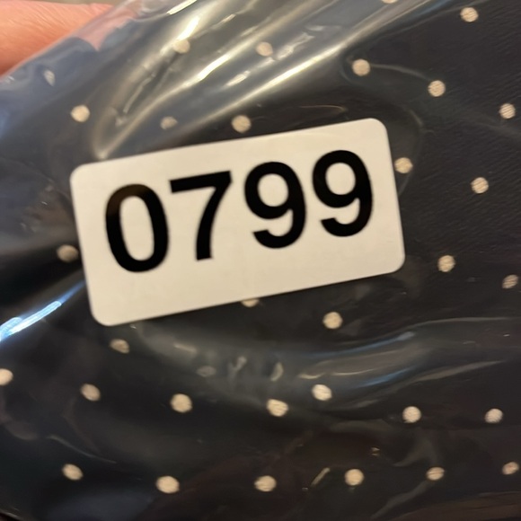 Chico’s women’s black with polka dots XL long sleeve lined shirt top blouse - Picture 11 of 11